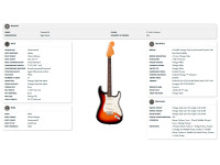 Fender Vintera III Late 60s Stratocaster RW 3-Color Sunburst Fender Vintera III Late 60s Stratocaster RW 3-Color Sunburst